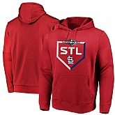Men's St. Louis Cardinals Majestic 2019 Postseason Big & Tall Dugout Authentic Pullover Hoodie Red,baseball caps,new era cap wholesale,wholesale hats